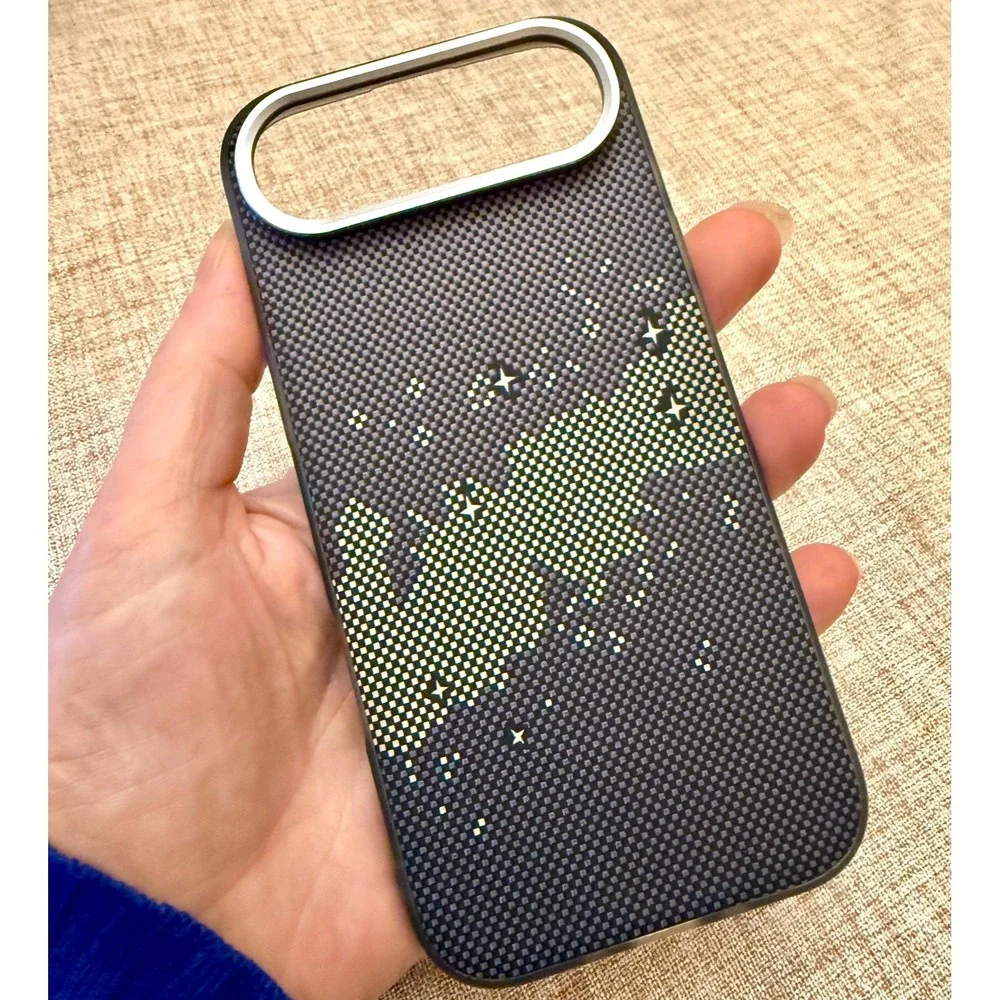 IPHONE 17 AIR Case MagSafe Shockproof Hard Cover w Screen Protector - Stars